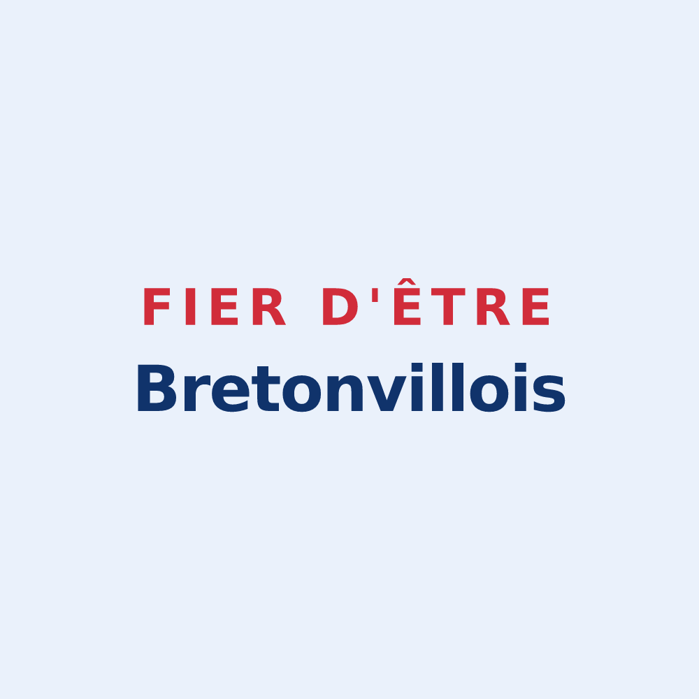 Sticker « Fier d'être Bretonvillois » — design pour Villers-Bretonneux