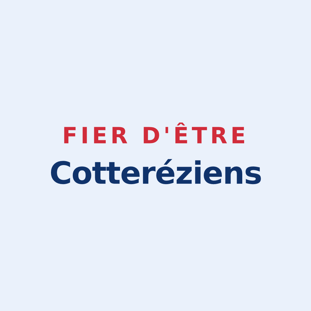 Sticker « Fier d'être Cotteréziens » — design pour Villers-Cotterêts