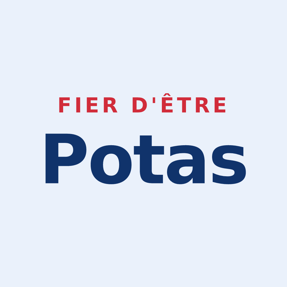 Sticker « Fier d'être Potas » — design pour Villers-en-Haye