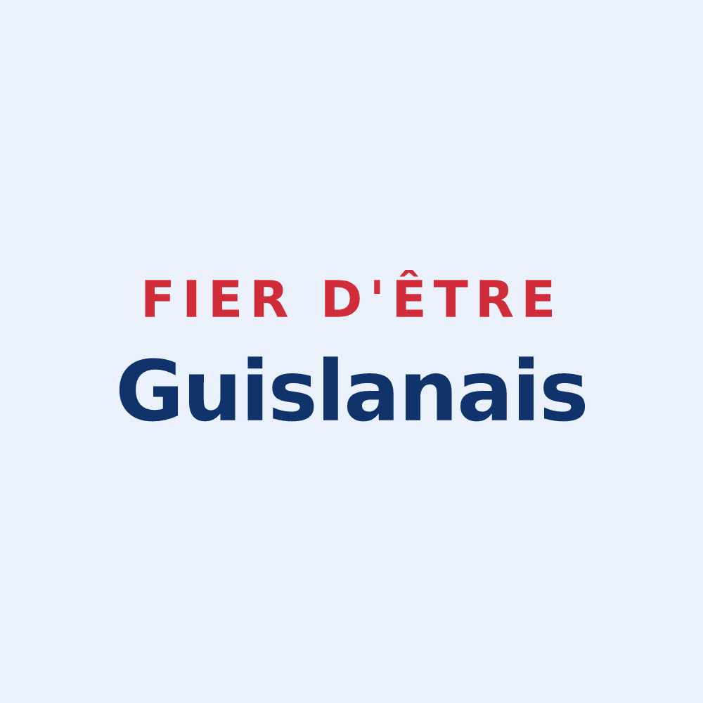 Sticker « Fier d'être Guislanais » — design pour Villers-Guislain