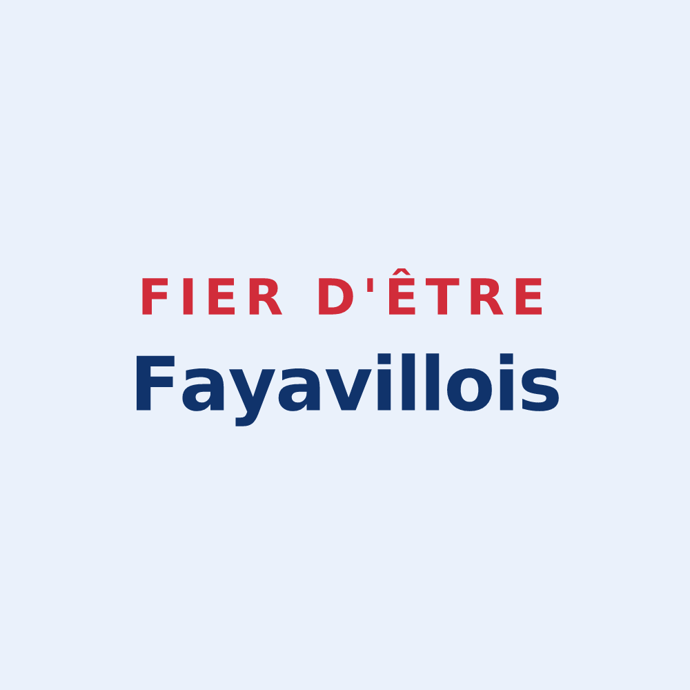 Sticker « Fier d'être Fayavillois » — design pour Villers-la-Faye