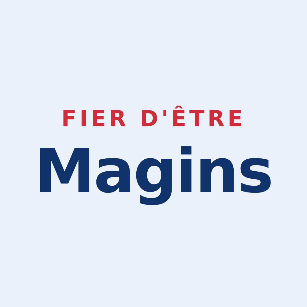 Sticker « Fier d'être Magins » — design pour Villers-la-Montagne