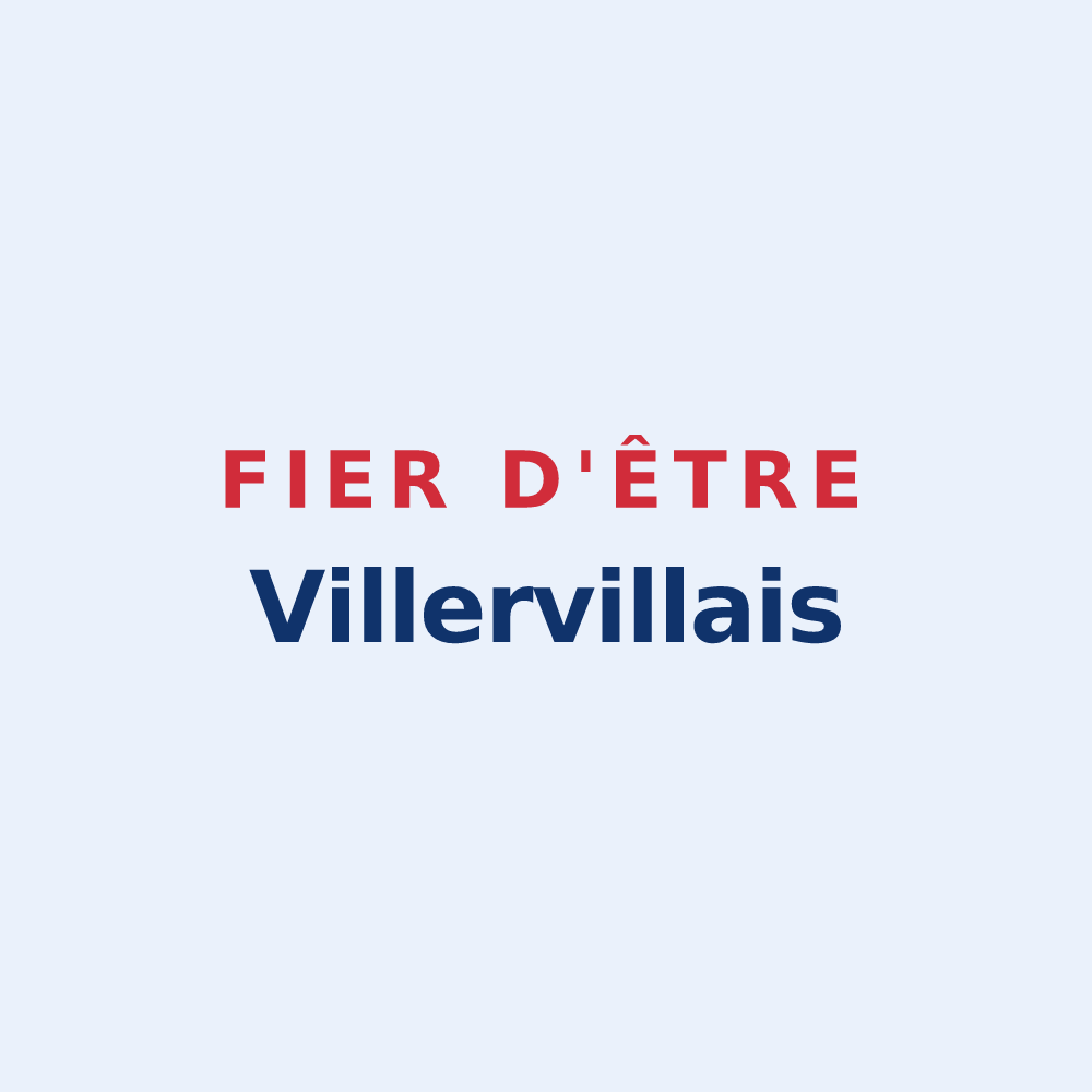 Sticker « Fier d'être Villervillais » — design pour Villerville