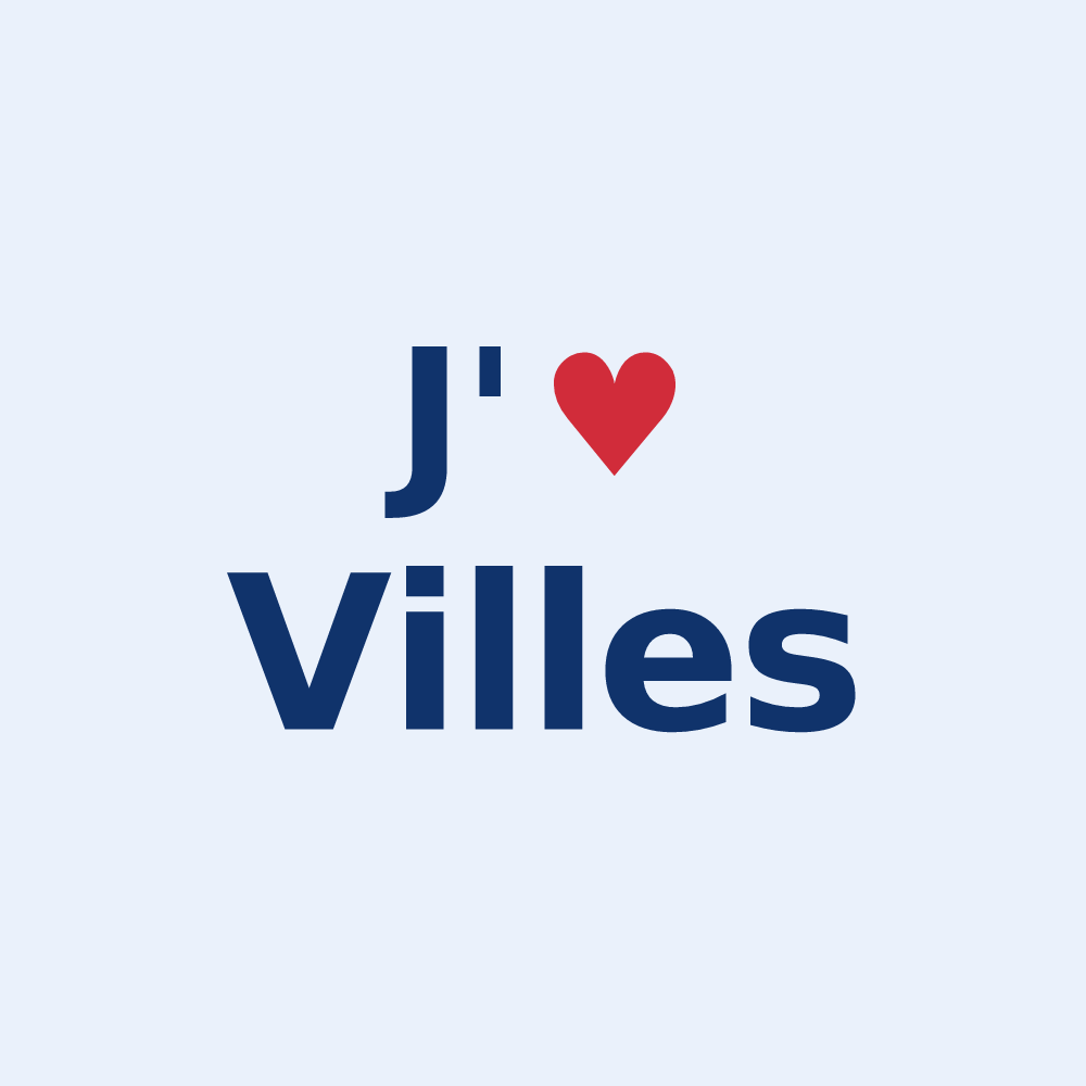 Sticker personnalisé Villes — design J'aime Villes