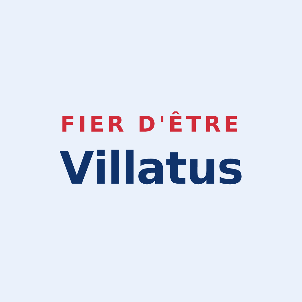 Sticker « Fier d'être Villatus » — design pour Villes
