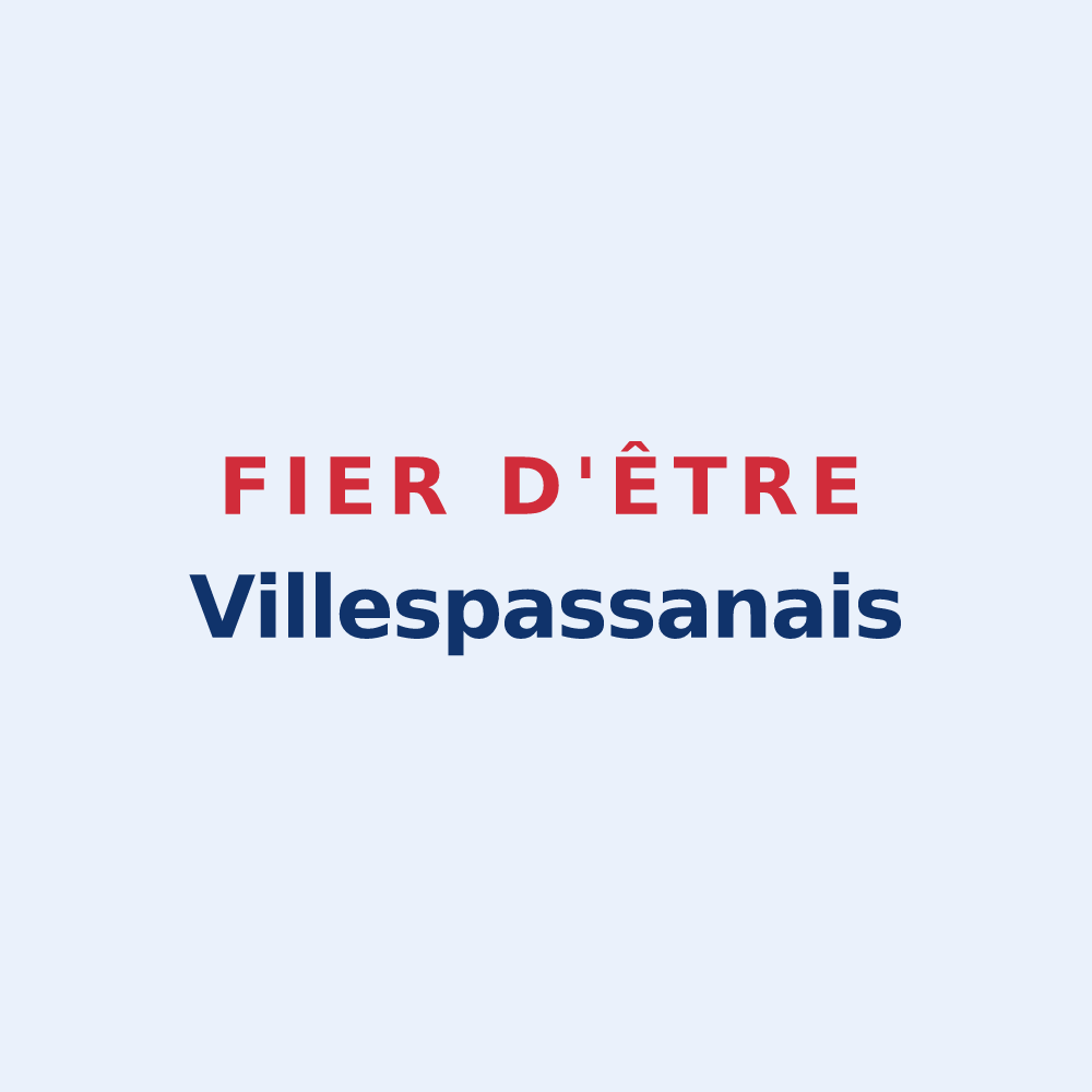 Sticker « Fier d'être Villespassanais » — design pour Villespassans