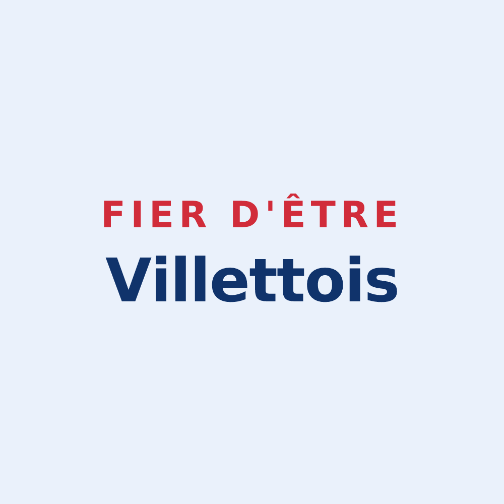 Sticker « Fier d'être Villettois » — design pour Villette-de-Vienne