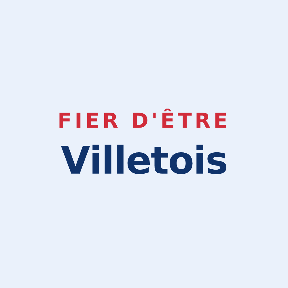 Sticker « Fier d'être Villetois » — design pour Villette-sur-Ain