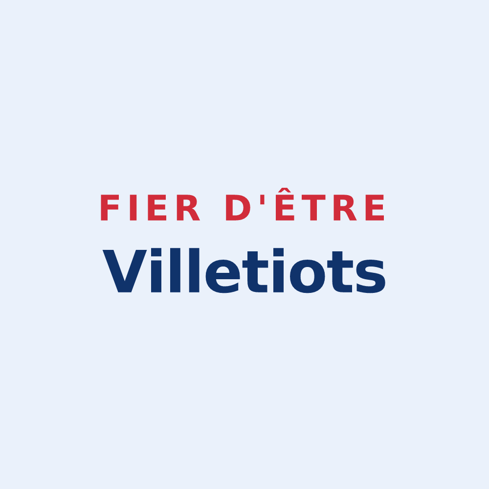 Sticker « Fier d'être Villetiots » — design pour Villette-sur-Aube
