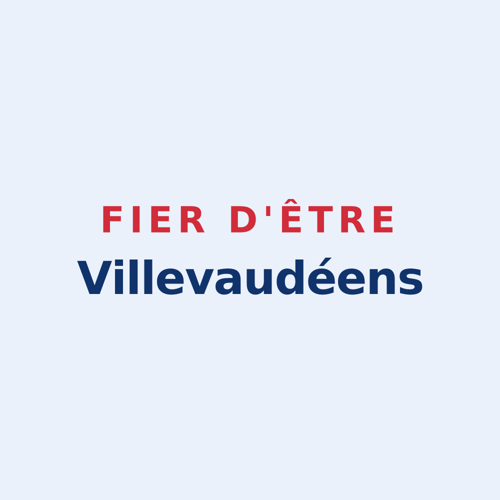 Sticker « Fier d'être Villevaudéens » — design pour Villevaudé