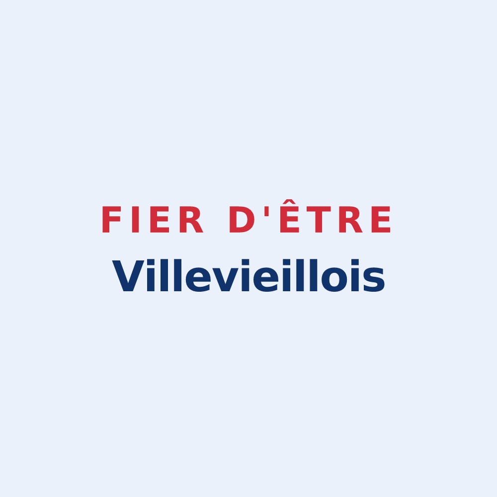 Sticker « Fier d'être Villevieillois » — design pour Villevieille