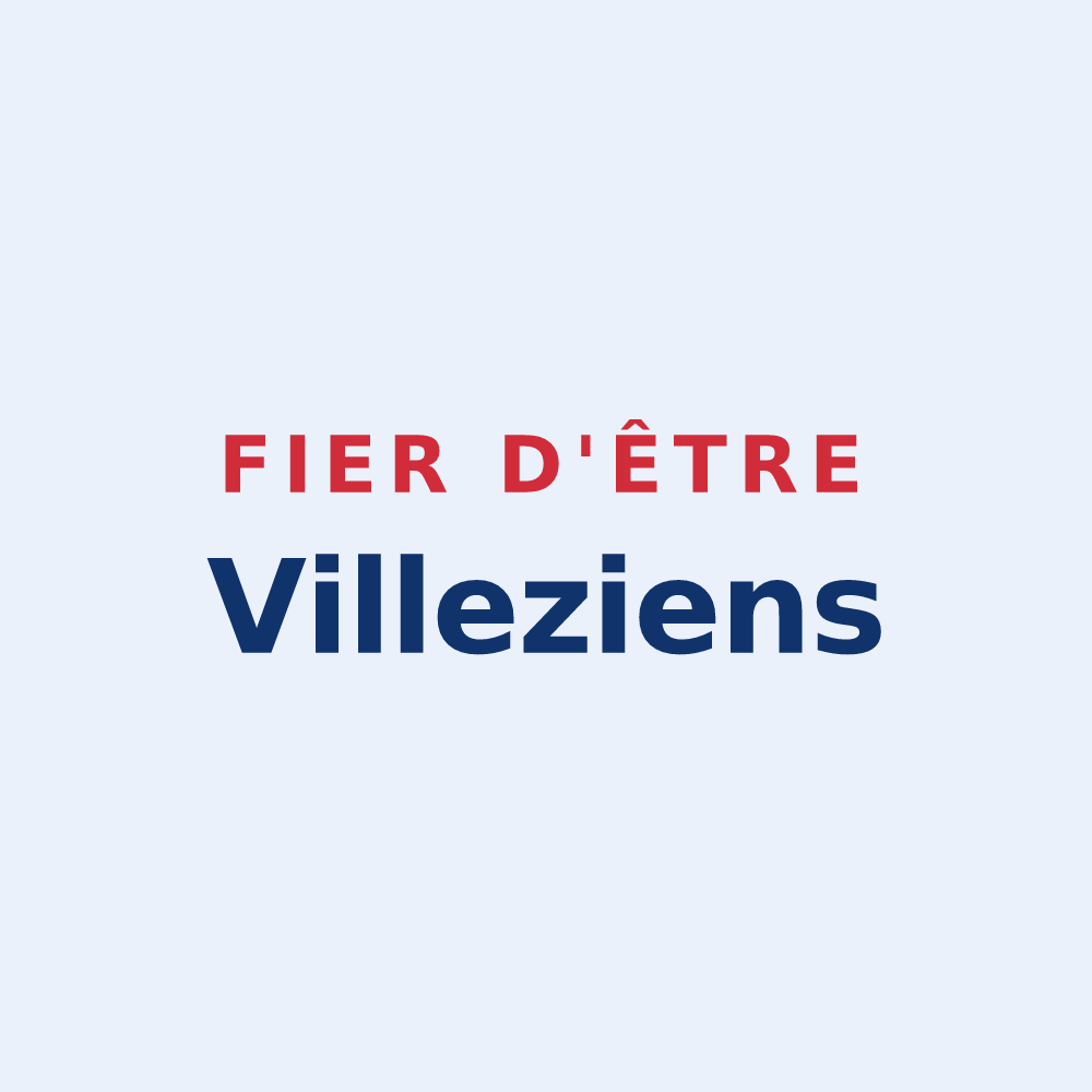 Sticker « Fier d'être Villeziens » — design pour Villez-sur-le-Neubourg