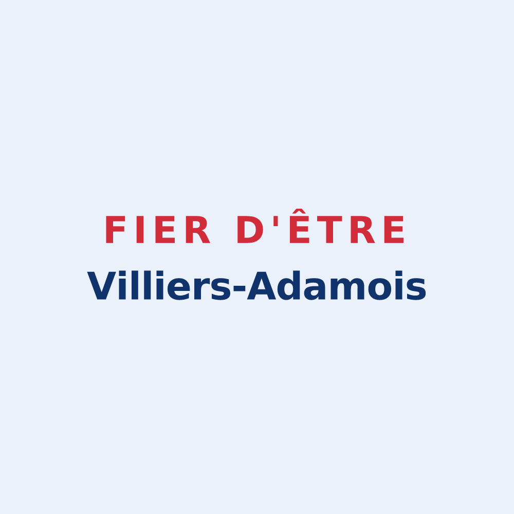 Sticker « Fier d'être Villiers-Adamois » — design pour Villiers-Adam