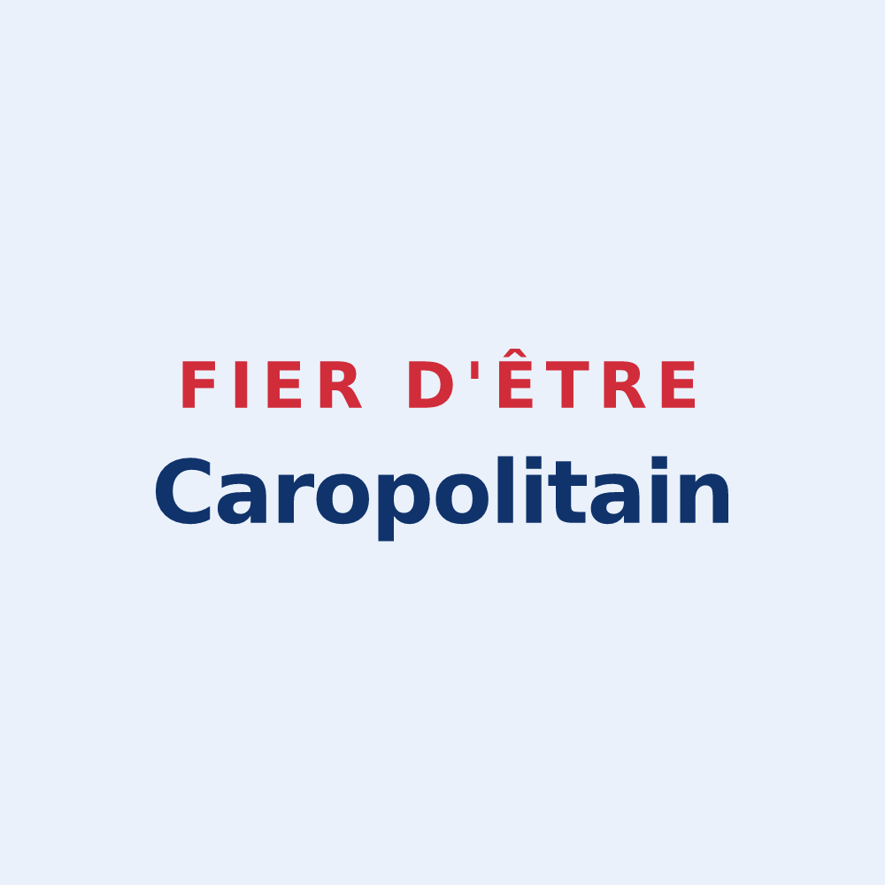 Sticker « Fier d'être Caropolitain » — design pour Villiers-Charlemagne