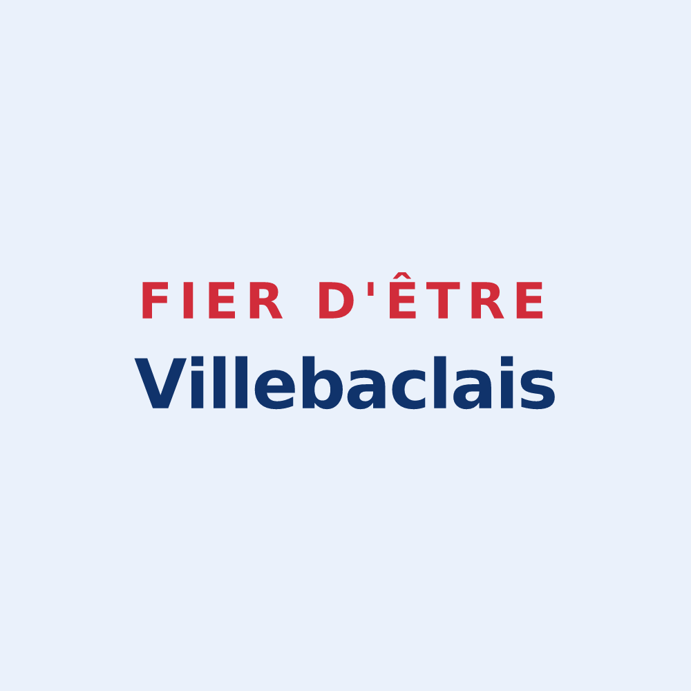 Sticker « Fier d'être Villebaclais » — design pour Villiers-le-Bâcle
