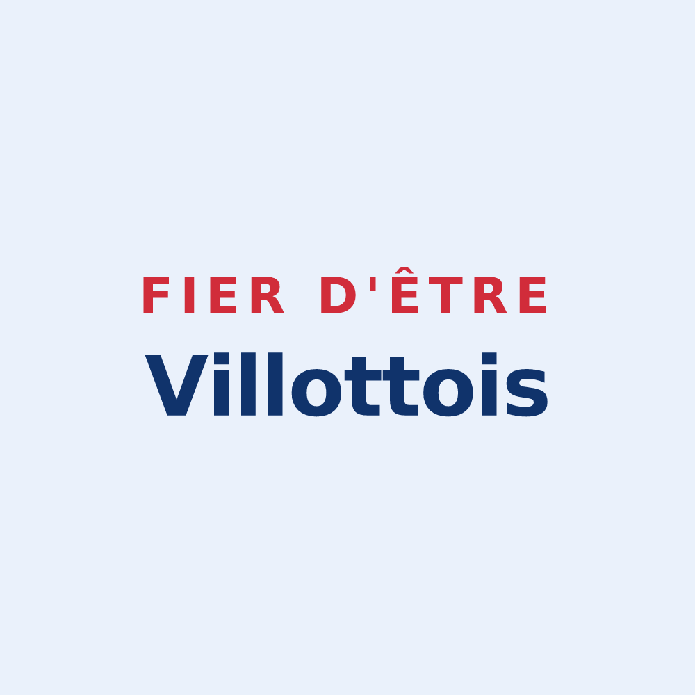 Sticker « Fier d'être Villottois » — design pour Villotte