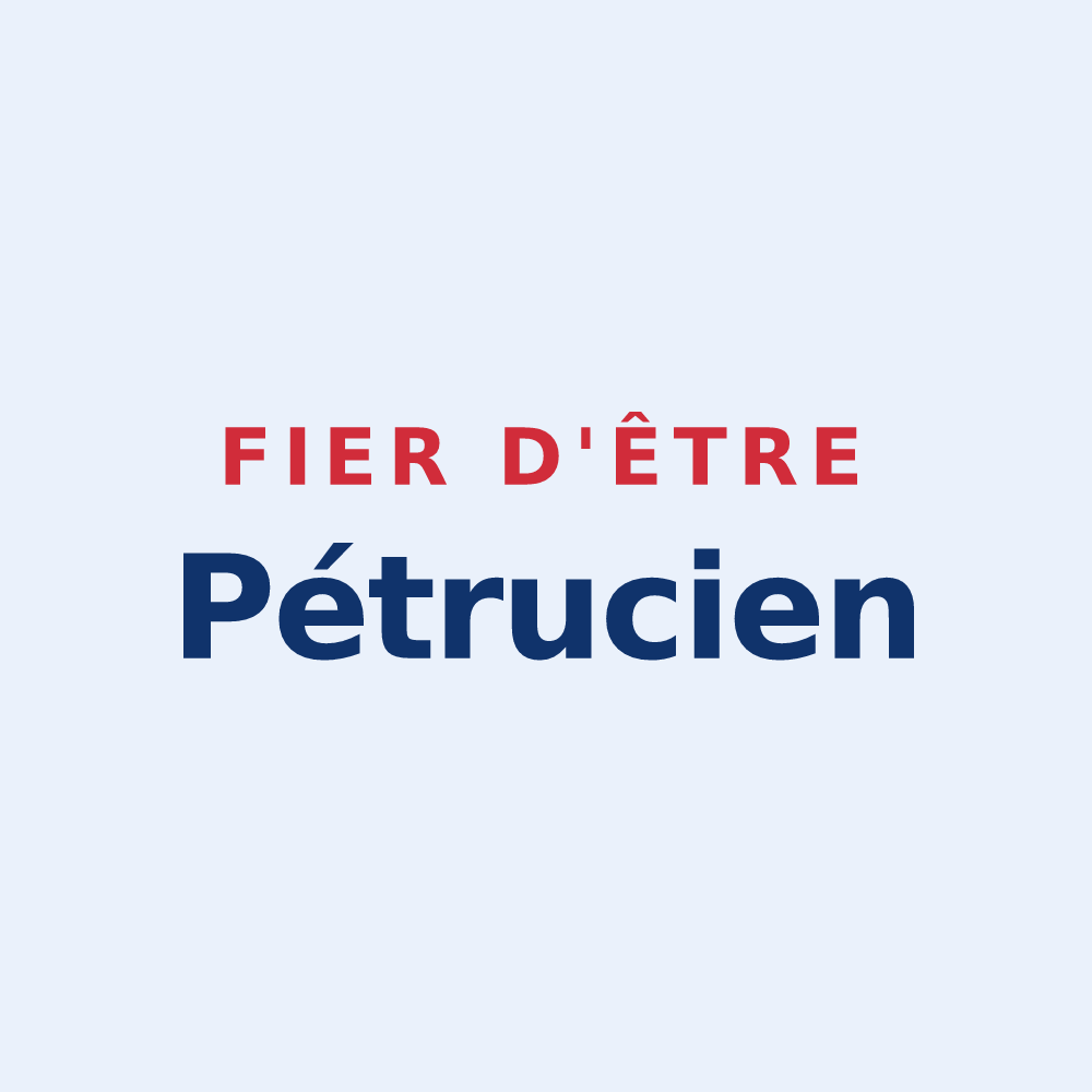 Sticker « Fier d'être Pétrucien » — design pour Vimartin-sur-Orthe
