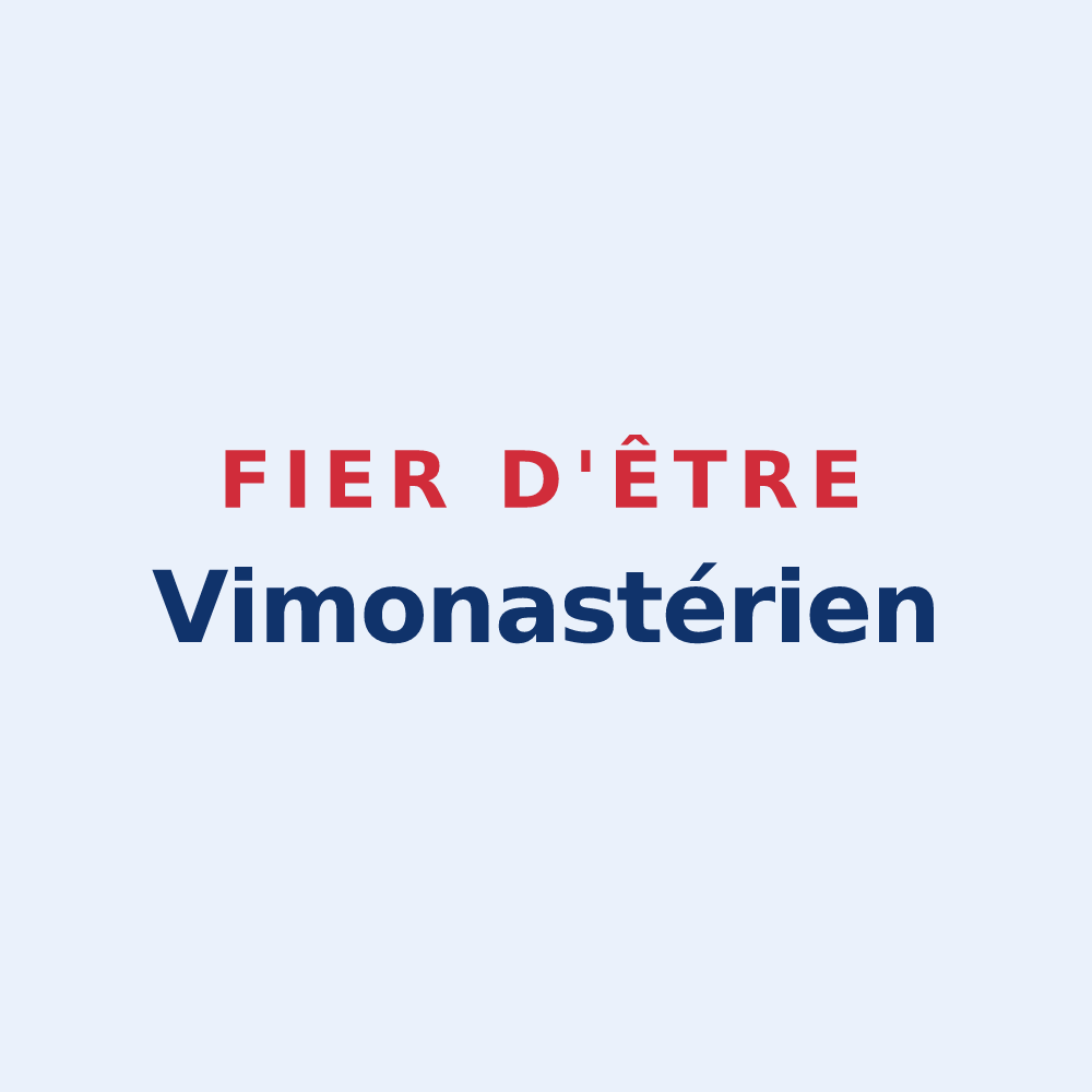 Sticker « Fier d'être Vimonastérien » — design pour Vimoutiers