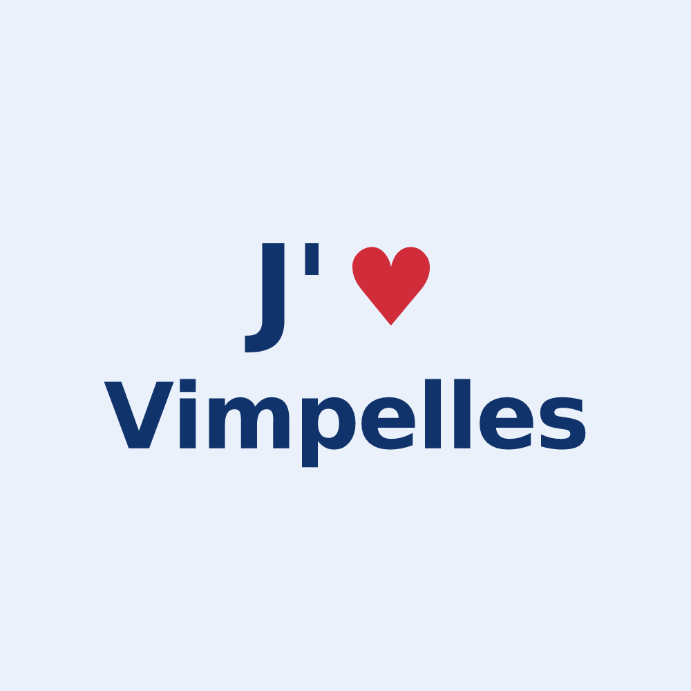 Sticker personnalisé Vimpelles — design J'aime Vimpelles