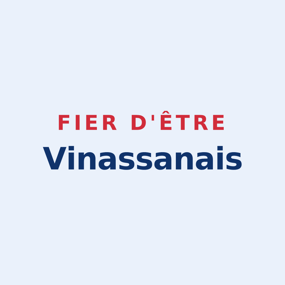 Sticker « Fier d'être Vinassanais » — design pour Vinassan