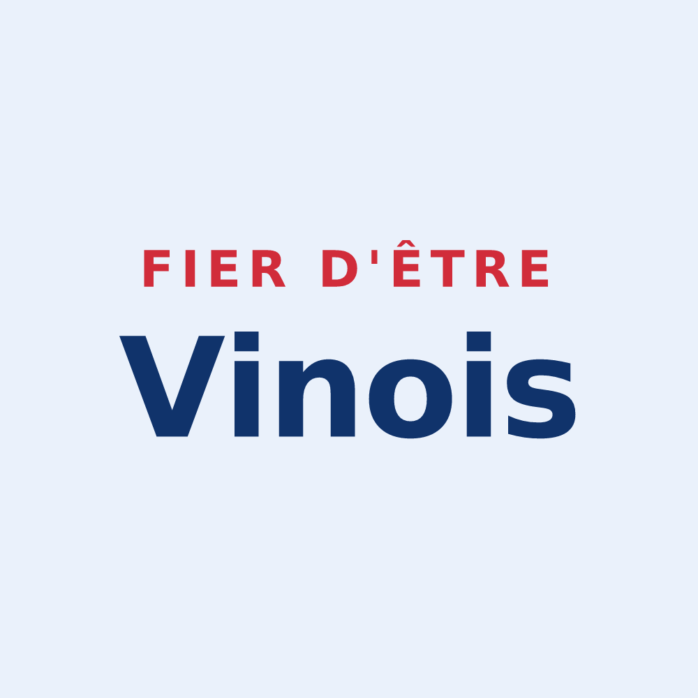 Sticker « Fier d'être Vinois » — design pour Vinay