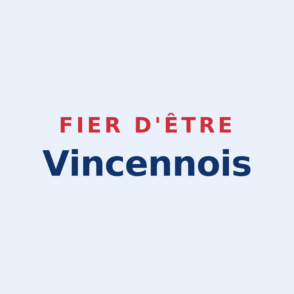 Sticker « Fier d'être Vincennois » — design pour Vincennes