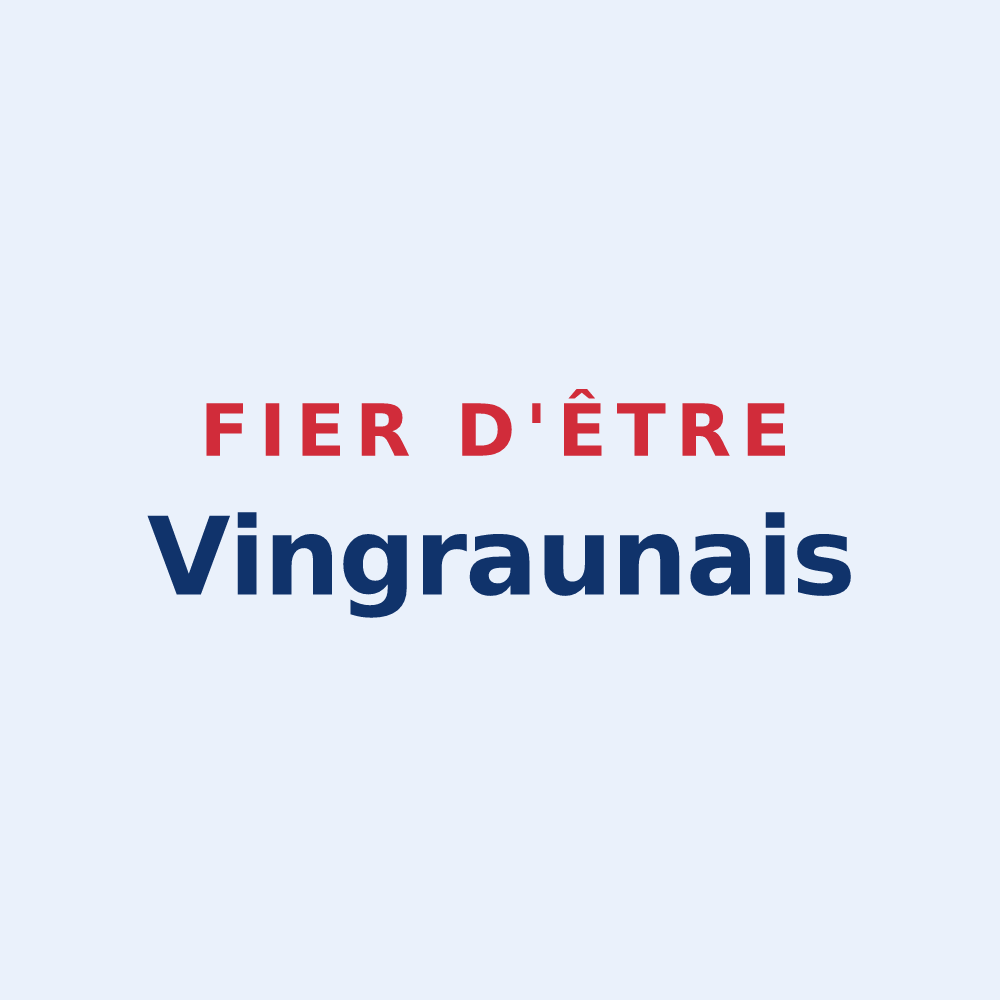 Sticker « Fier d'être Vingraunais » — design pour Vingrau