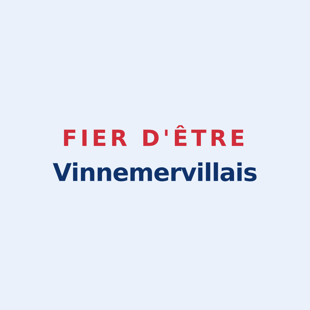 Sticker « Fier d'être Vinnemervillais » — design pour Vinnemerville