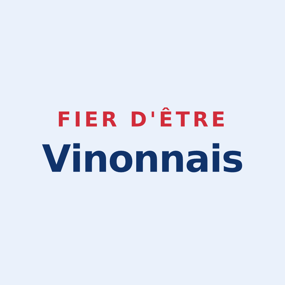 Sticker « Fier d'être Vinonnais » — design pour Vinon-sur-Verdon