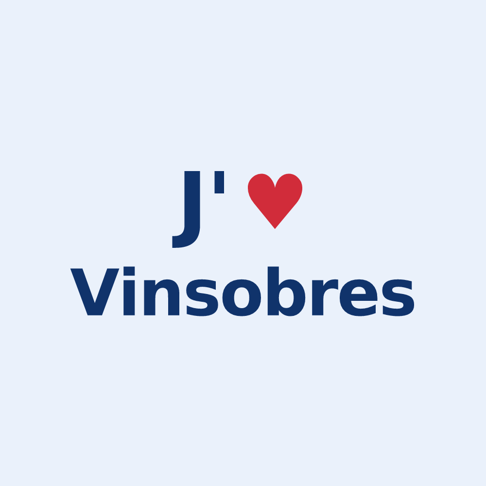 Sticker personnalisé Vinsobres — design J'aime Vinsobres