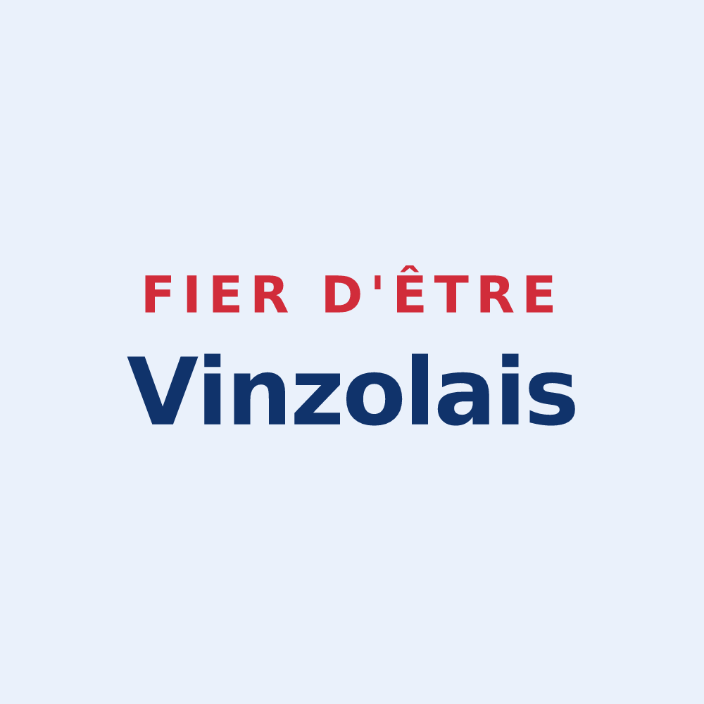 Sticker « Fier d'être Vinzolais » — design pour Vinzier