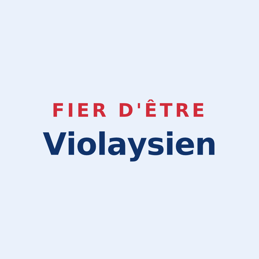 Sticker « Fier d'être Violaysien » — design pour Violay
