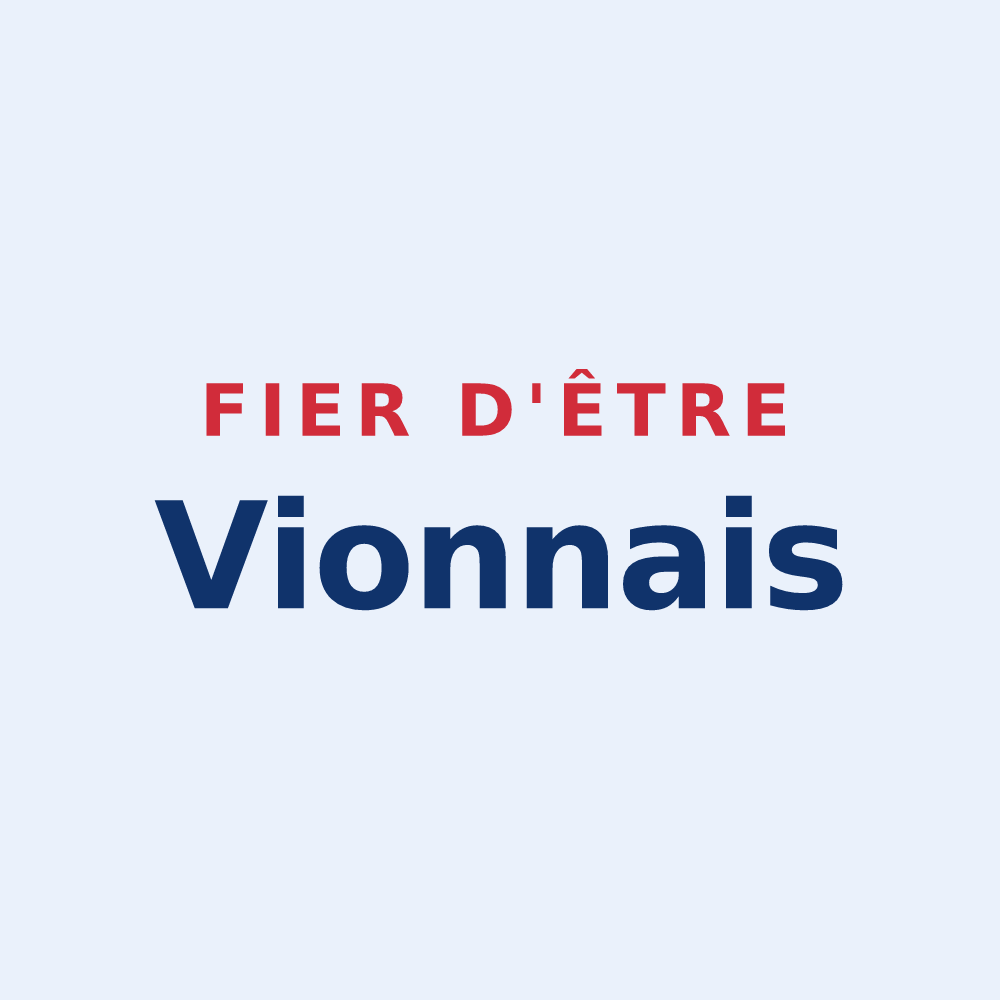 Sticker « Fier d'être Vionnais » — design pour Vion
