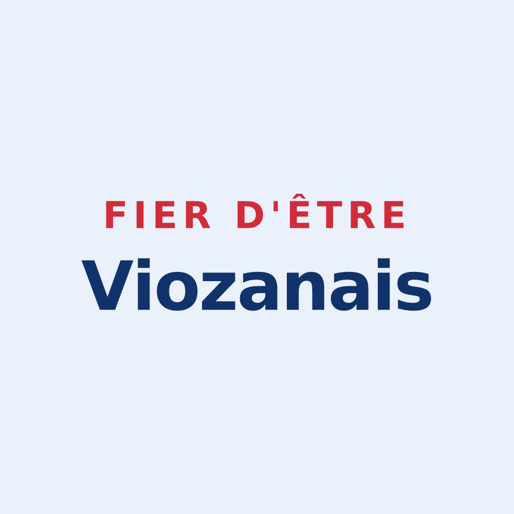 Sticker « Fier d'être Viozanais » — design pour Viozan