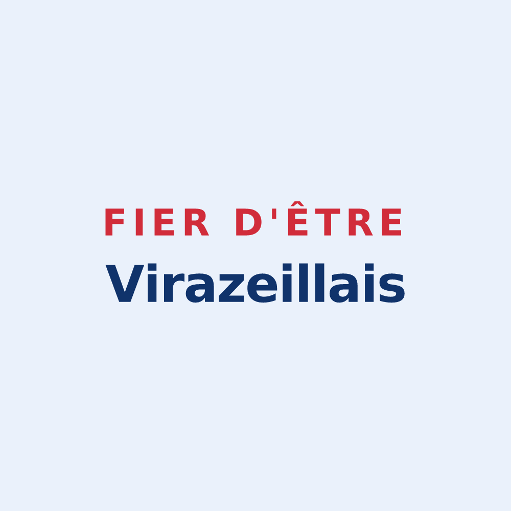 Sticker « Fier d'être Virazeillais » — design pour Virazeil