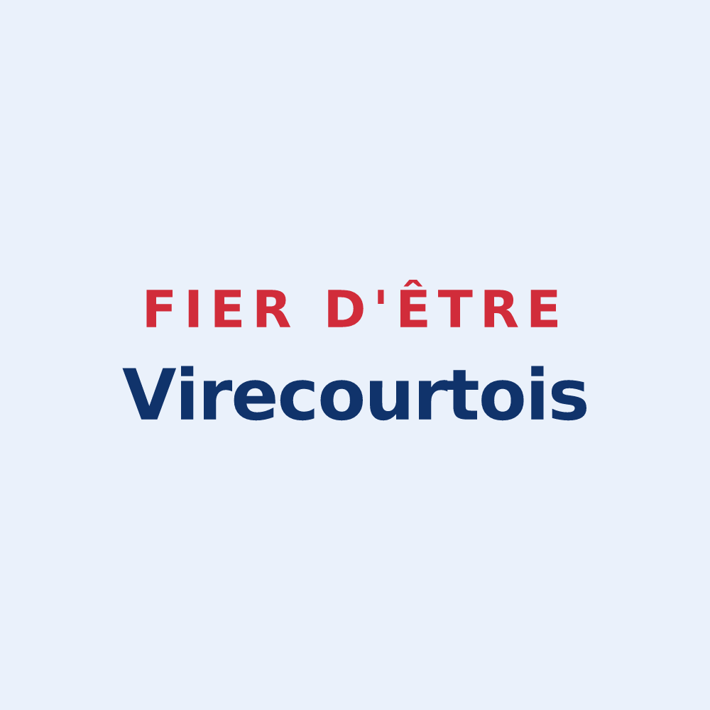 Sticker « Fier d'être Virecourtois » — design pour Virecourt