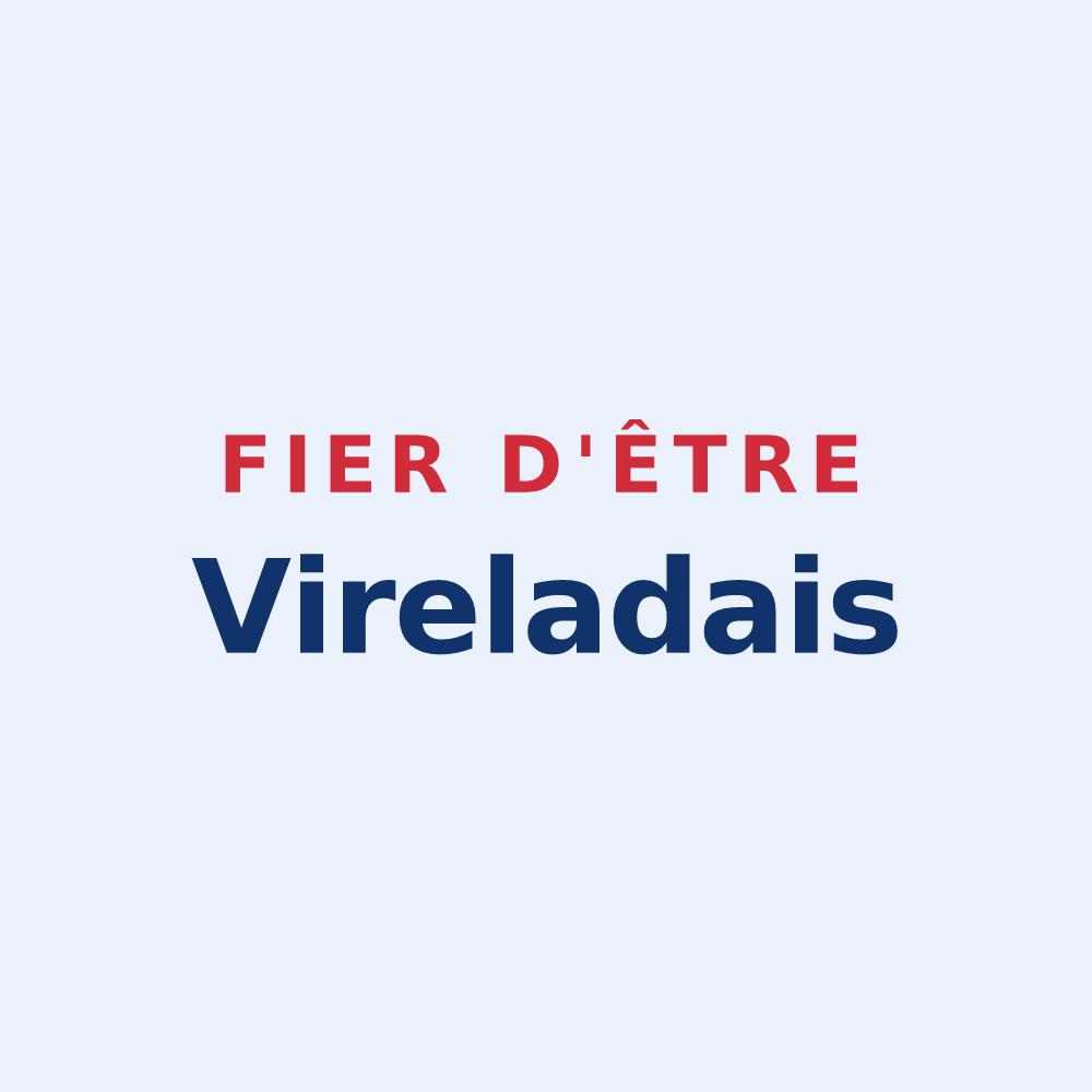 Sticker « Fier d'être Vireladais » — design pour Virelade