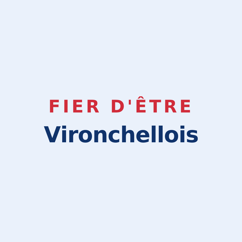 Sticker « Fier d'être Vironchellois » — design pour Vironchaux