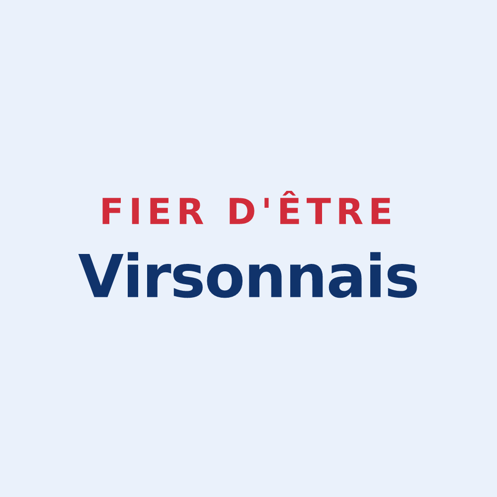 Sticker « Fier d'être Virsonnais » — design pour Virson