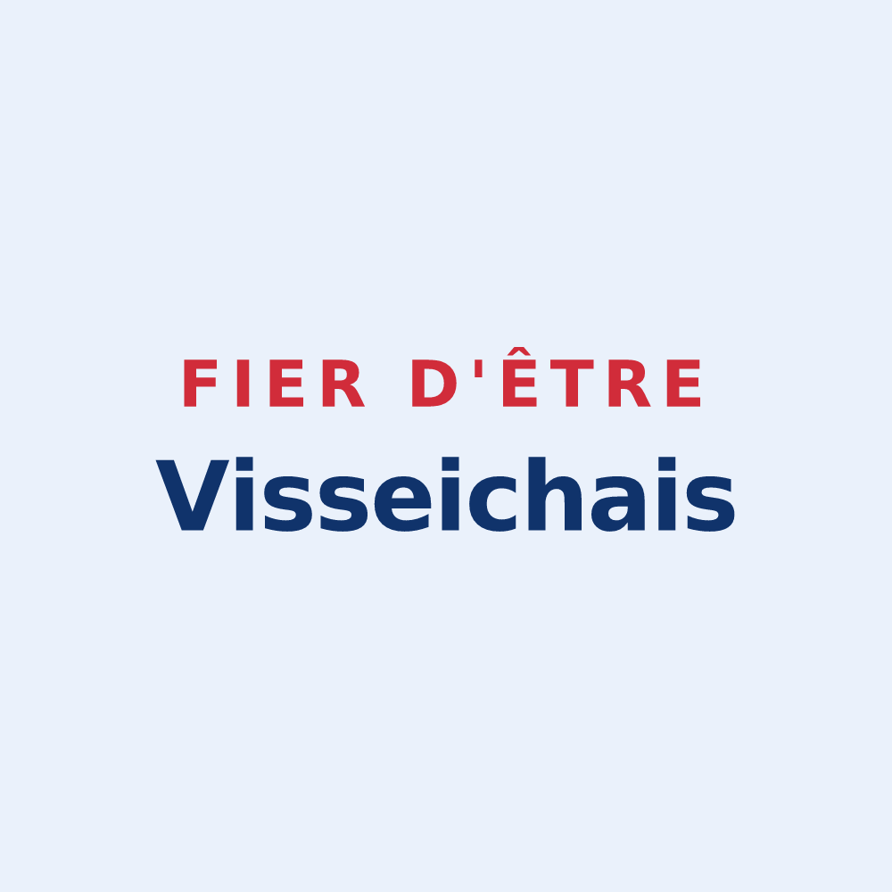 Sticker « Fier d'être Visseichais » — design pour Visseiche