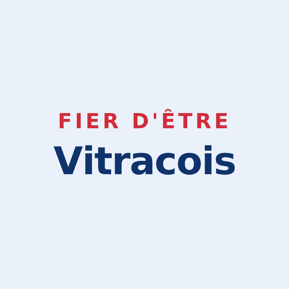 Sticker « Fier d'être Vitracois » — design pour Vitrac