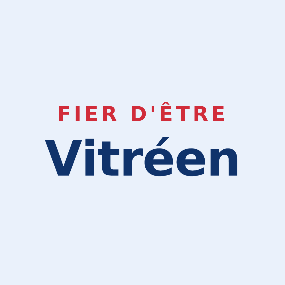 Sticker « Fier d'être Vitréen » — design pour Vitré
