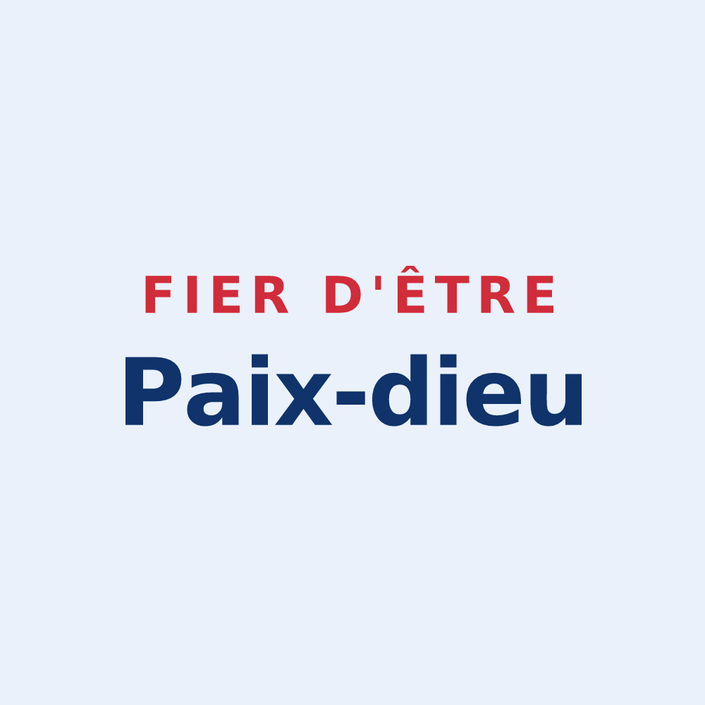 Sticker « Fier d'être Paix-dieu » — design pour Vitrey