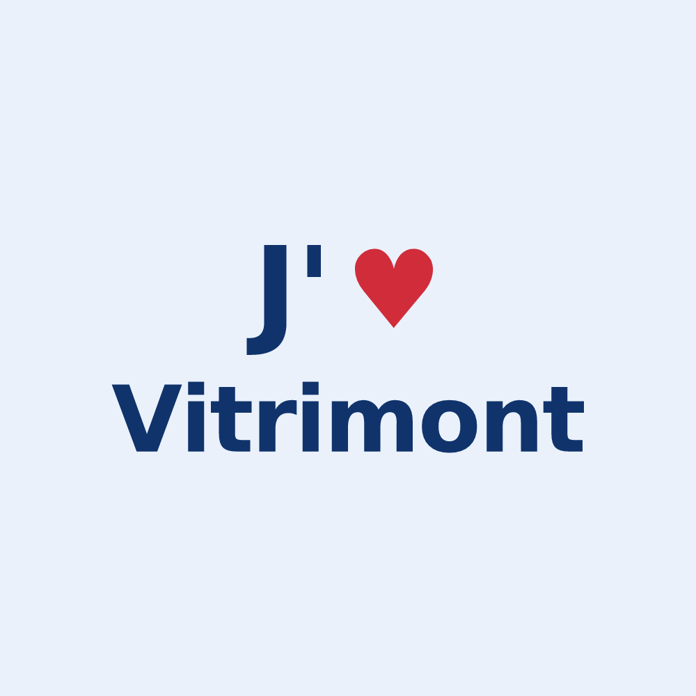 Sticker personnalisé Vitrimont — design J'aime Vitrimont