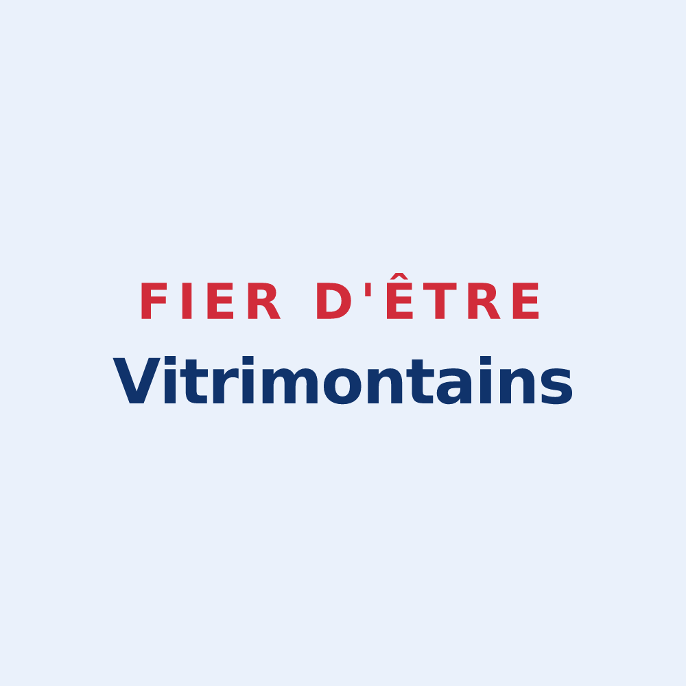 Sticker « Fier d'être Vitrimontains » — design pour Vitry-en-Montagne