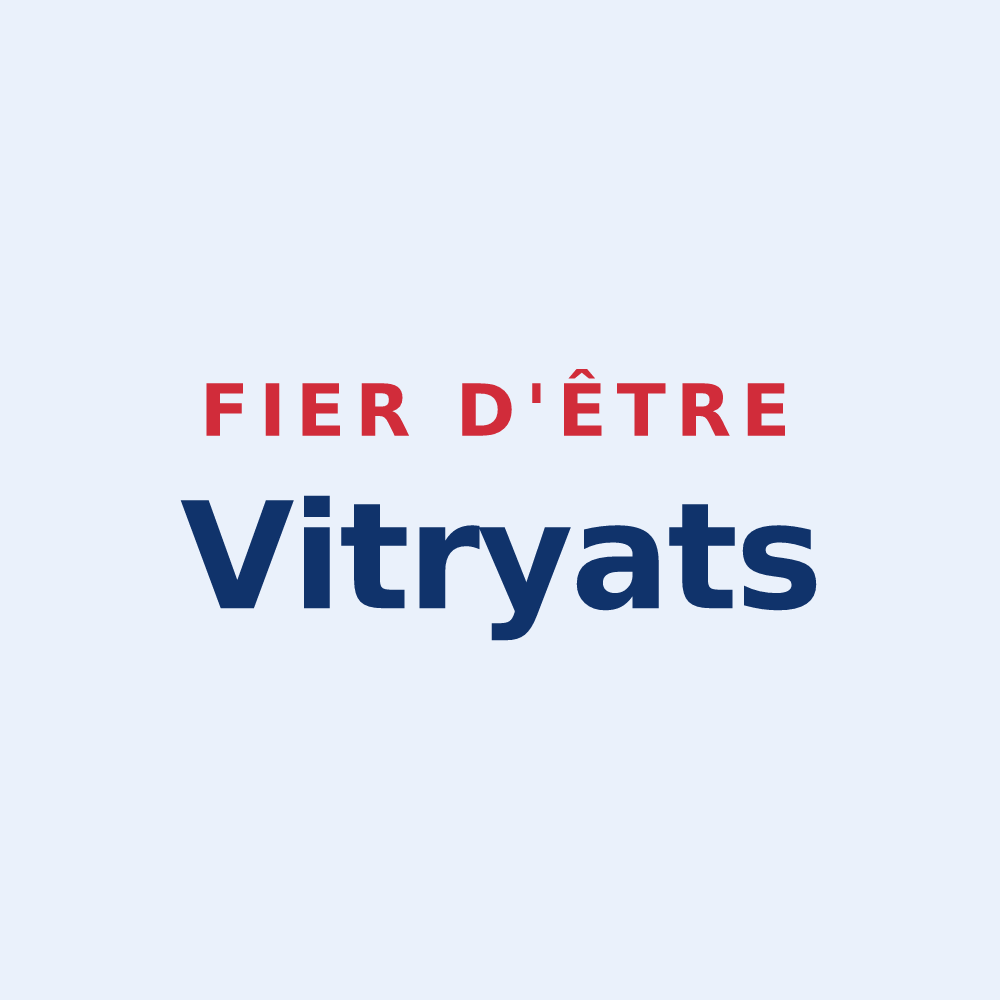 Sticker « Fier d'être Vitryats » — design pour Vitry-le-Croisé