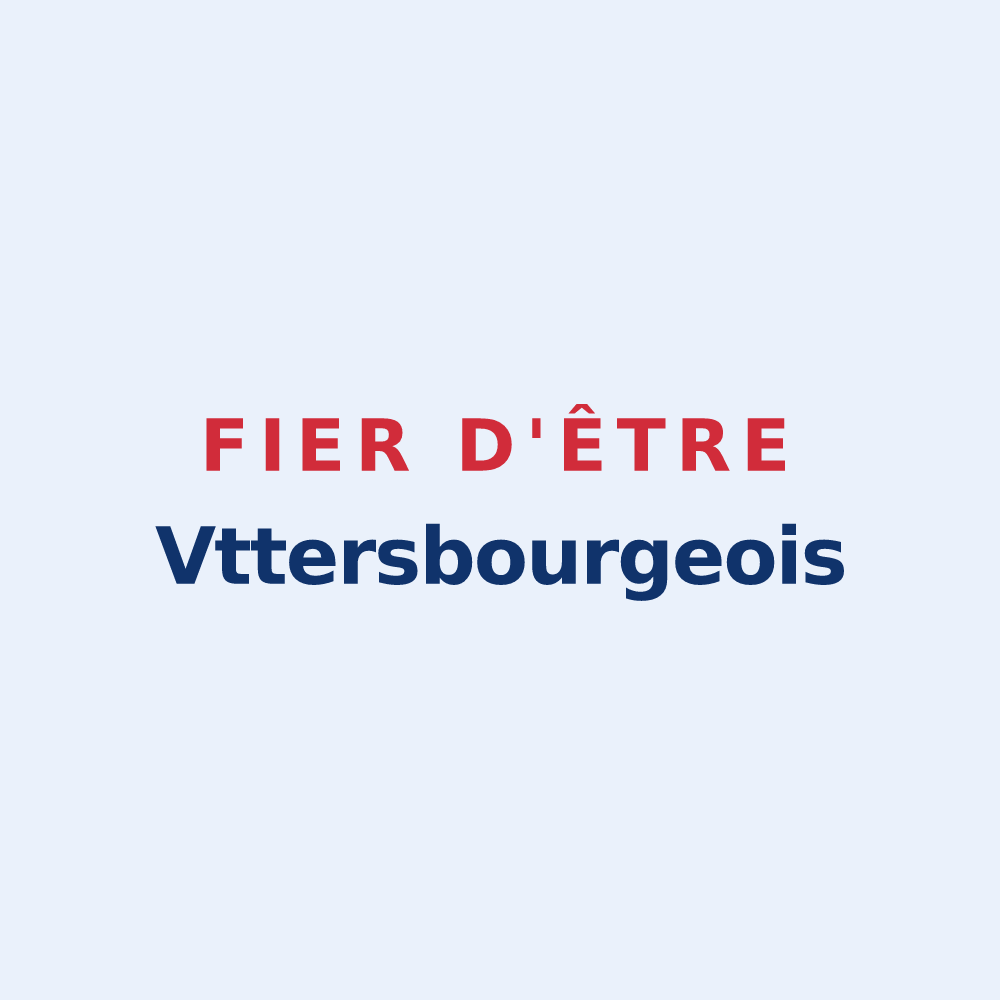 Sticker « Fier d'être Vttersbourgeois » — design pour Vittersbourg