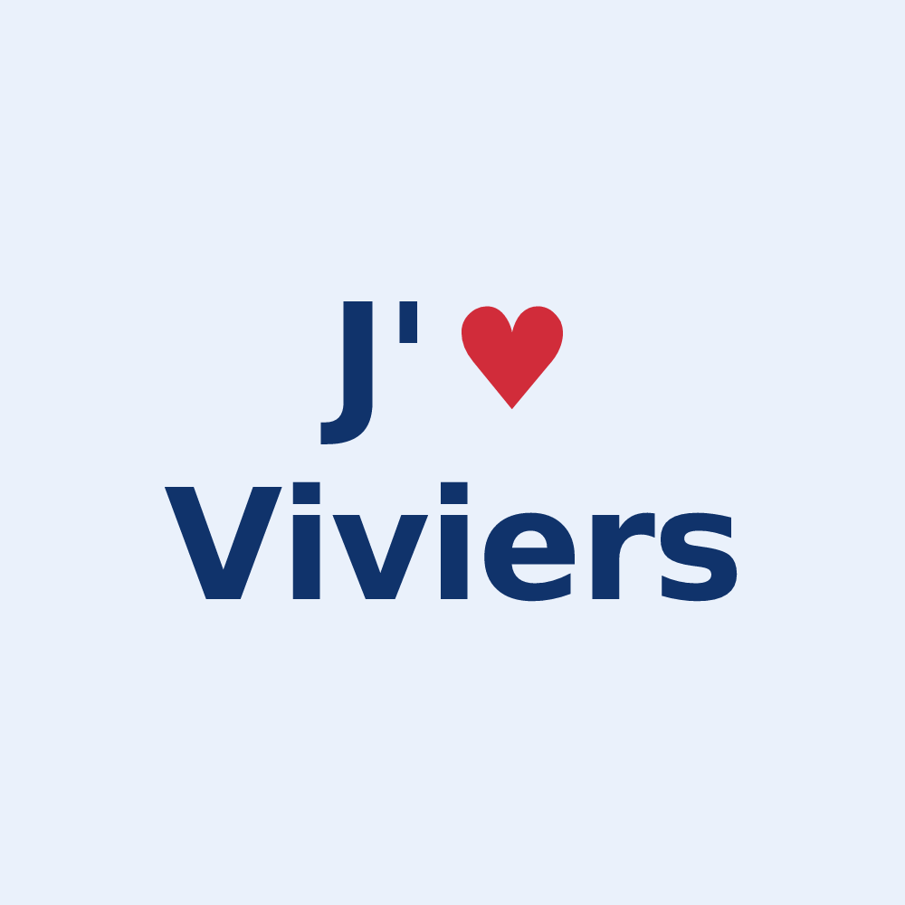 Sticker personnalisé Viviers — design J'aime Viviers