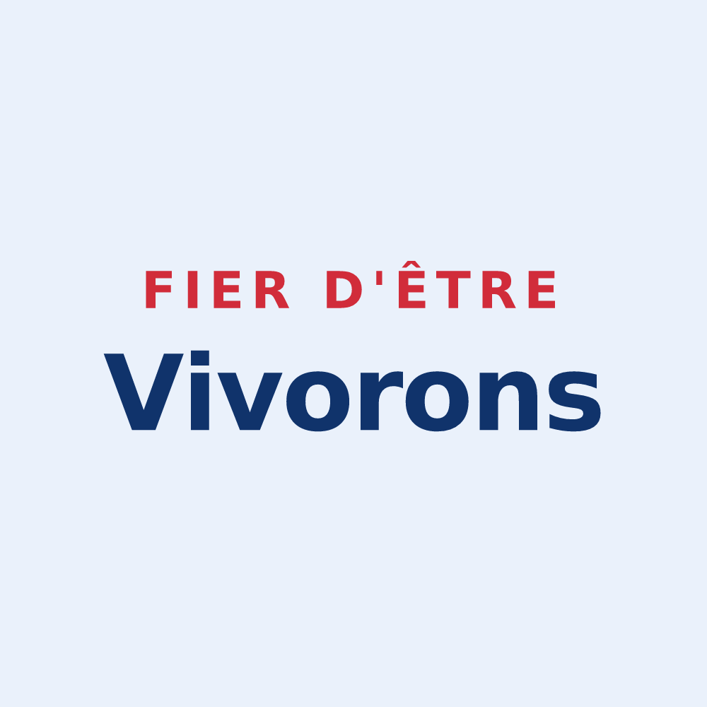 Sticker « Fier d'être Vivorons » — design pour Viviers-sur-Artaut