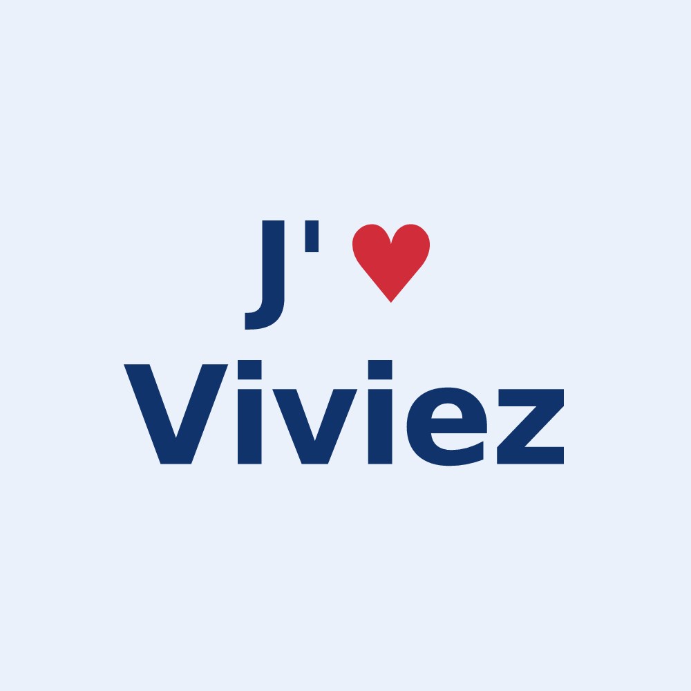 Sticker personnalisé Viviez — design J'aime Viviez